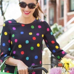 Kate Spade polka dot silk dress